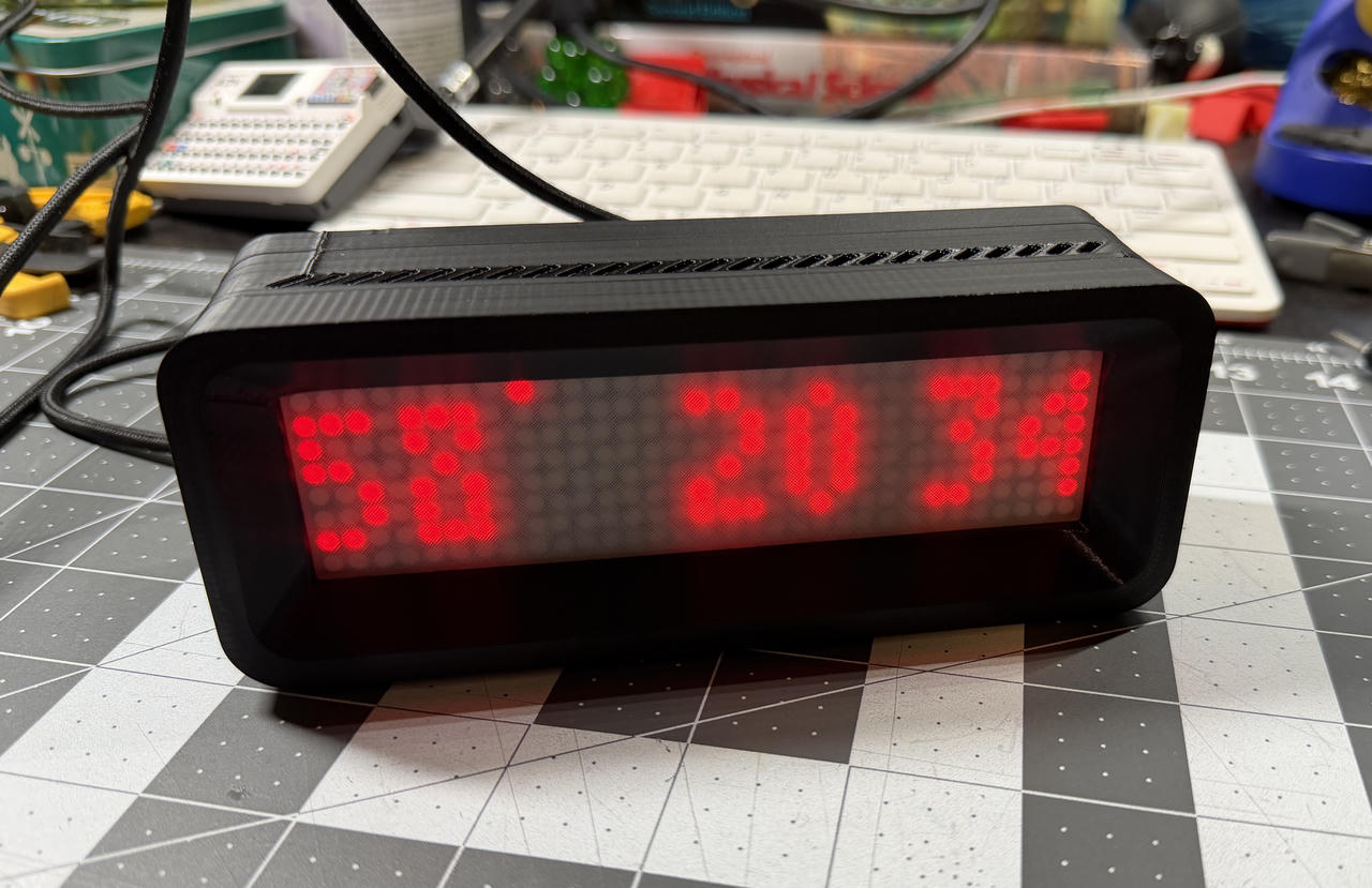 Final clock as built