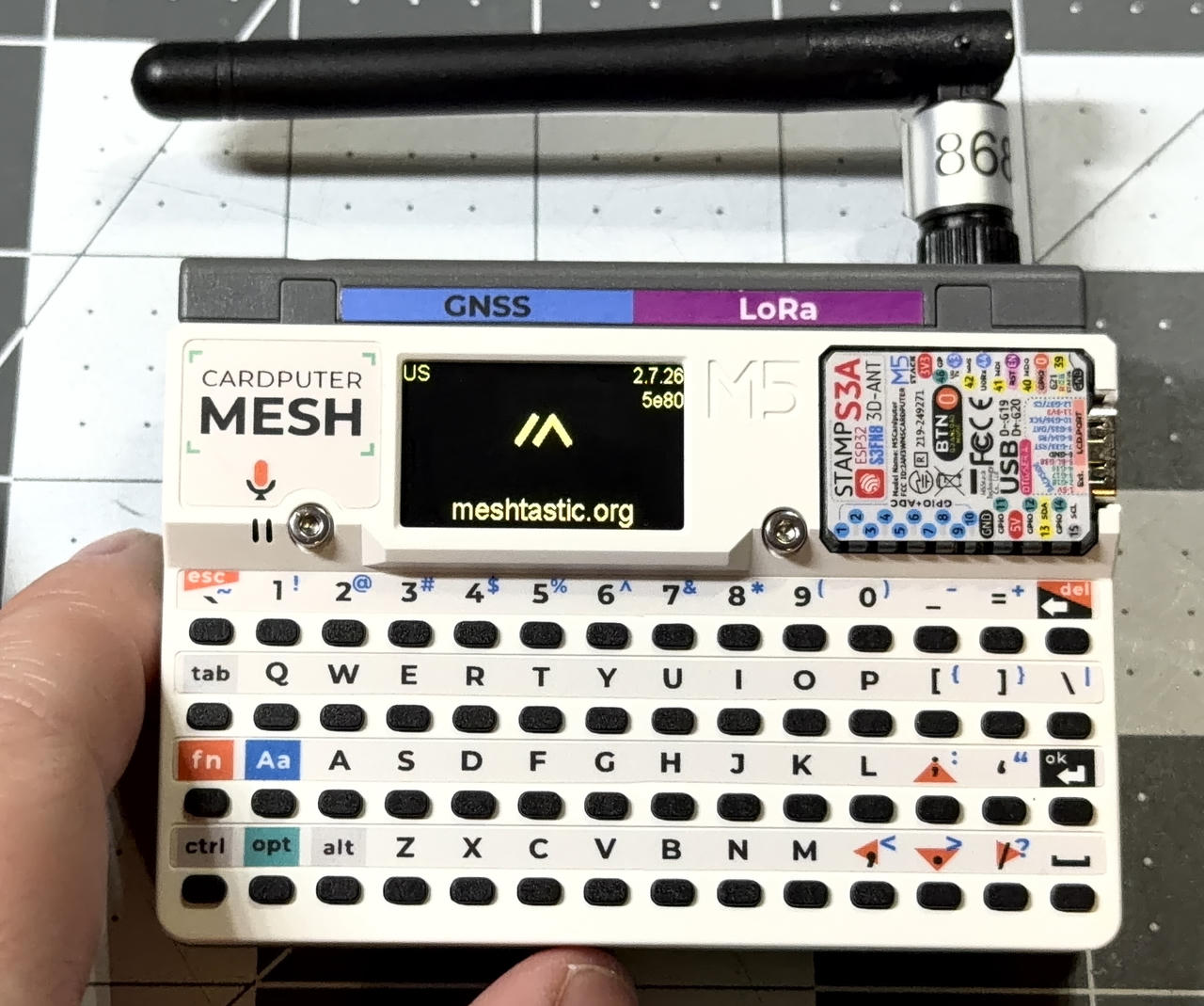 Meshtastic firmware booting