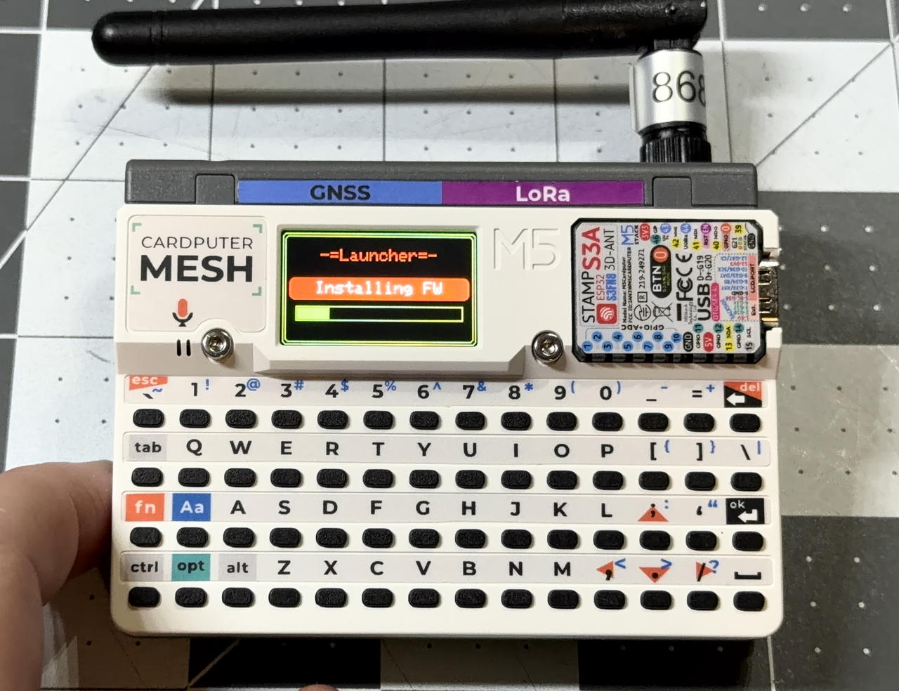 The firmware being installed
